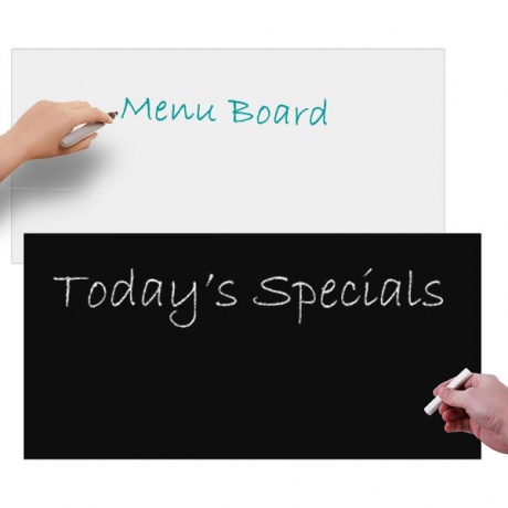 Writable Chalkboard and Whiteboard Self Adhesive Film